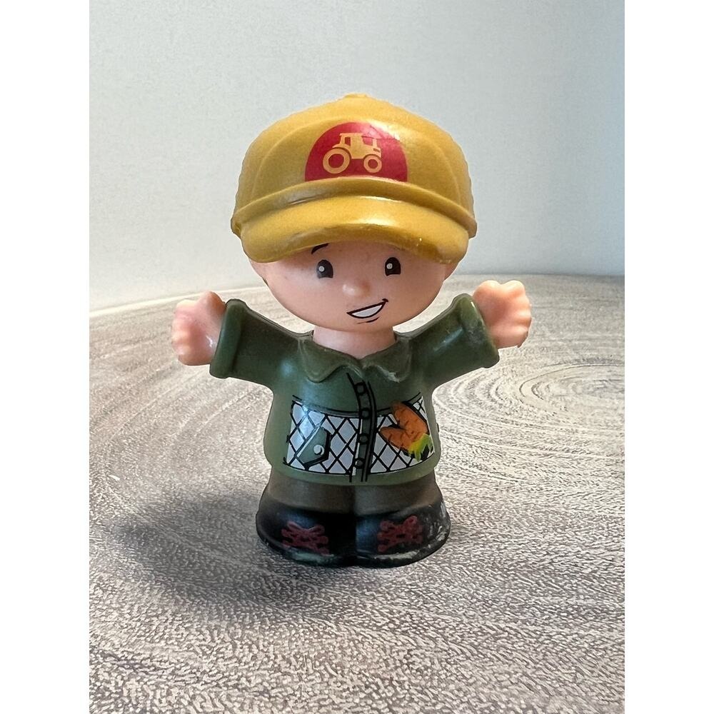 Fisher-Price Little People Farmer Boy Barn Helper Family Man Dad Toy Figure
